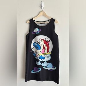 Jeremy Scott Limited Edition Ren and Stimpy dress